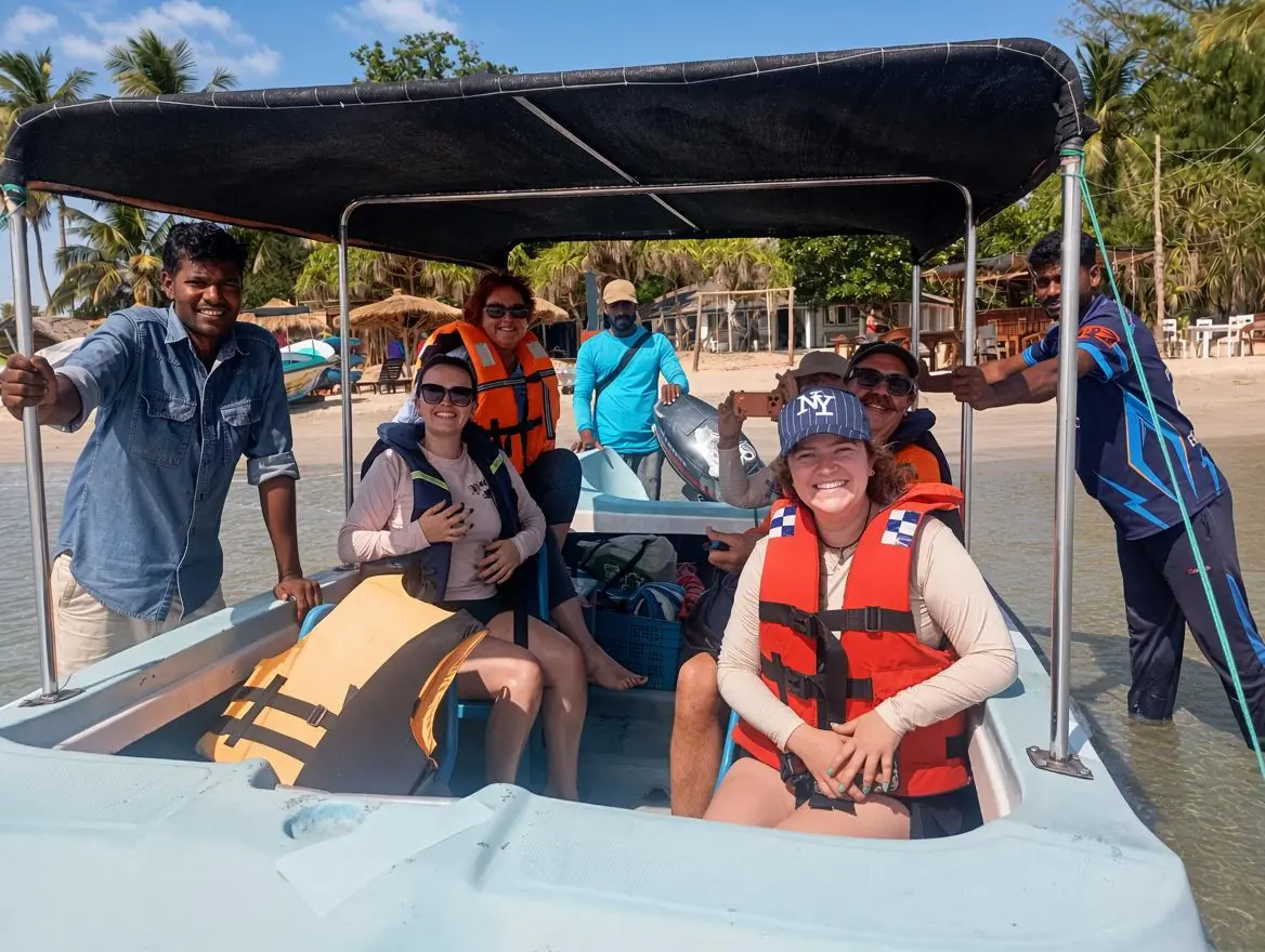 Boat trip near Nilaveli island