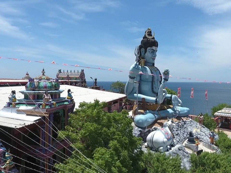 Koneswaram Temple on Swami Rock,city sightseeing trincomalee