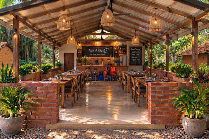 taste of nilaveli.seafood restaurent in nilaveli.future layout setup